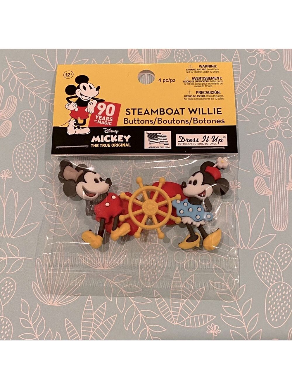 2 for $30 Steamboat Willie Buttons